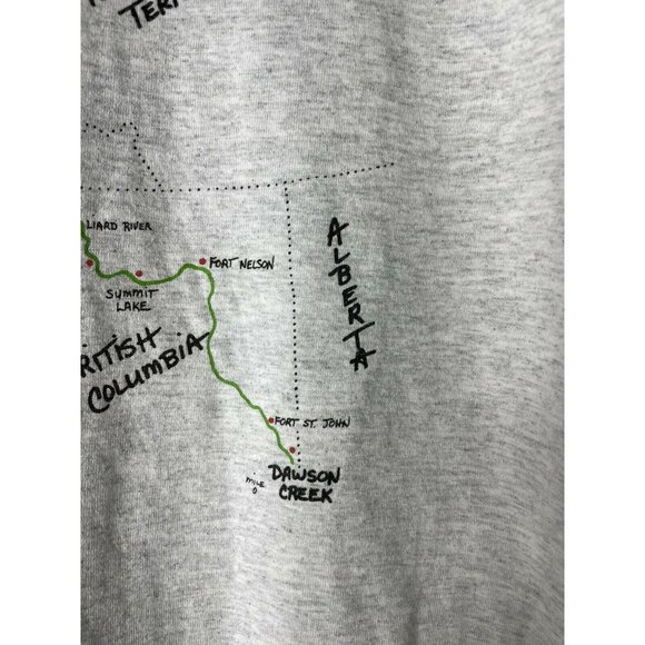 VTG 1990s Vintage Alaska Canadian HWY XL t-shirt - Picture 8 of 8